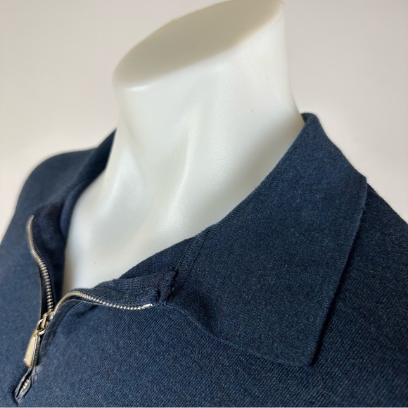 Johnny Manglani Cashmere Quarter-Zip Sweater - Picture 3 of 10